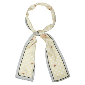Allegra K Women's Skinny Scarves Polka Dot Cute Ribbon Hairband Neck Wraps Neckerchief - 1 of 4