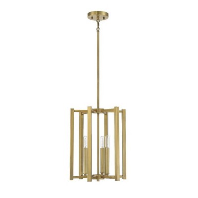 Savoy House Benson 3 - Light Pendant in  Warm Brass