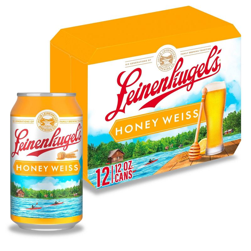 Leinenkugel&#39;s Honey Weiss Beer - 12pk/12 fl oz Cans, 1 of 10