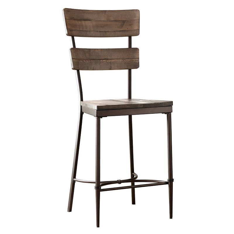 Set of 2 Jennings Counter Height Barstool - Distressed Walnut - Hillsdale Furniture, 4 of 6