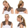 FOMI Moist Heat Shoulder and Neck Wrap - Leapard, Clay Bead Fiilling - 3 of 4