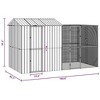 vidaXL Bird Cage Anthracite 416.5 x 103 x 142 cm Galvanized steel - 3 of 4