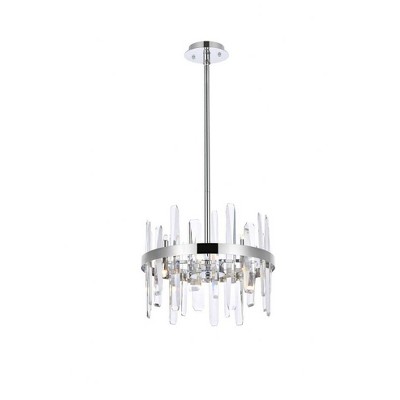 Elegant Lighting Serena 8 - Light Pendant in  Chrome