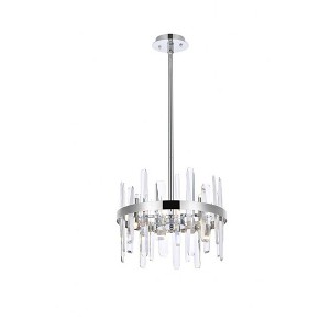 Elegant Lighting Serena 8 - Light Pendant in  Chrome - 1 of 4