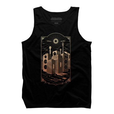 Men's Design By Humans Sound City By Gammaray85 Tank Top