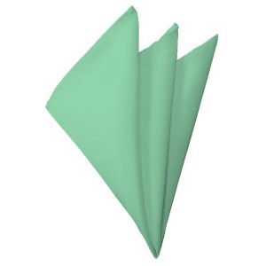 TheDapperTie - Men's Solid Color 10 Inch x 10 Inch Pocket Squares Handkerchief - 1 of 3