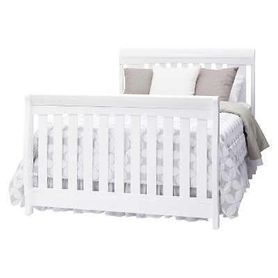 Bianca White Solid Wood Full Size Bed Rails
