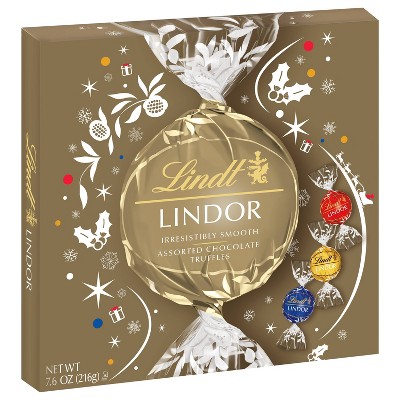 Lindor Holiday Assorted Modern Gift Box - 7.6oz