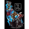 Justice League Movie Group Character Art Black T-shirt Toddler Boy to Youth Boy - 2 of 3