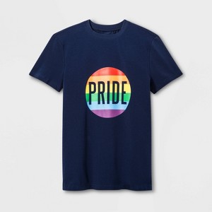 petitePride Adult Short Sleeve Gender Inclusive T-Shirt - Centennial Blue L, Men