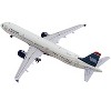 Airbus A321 Commercial Aircraft "American Airlines" (N578UW) White with Blue Tail 1/400 Diecast Model by GeminiJets - 4 of 4
