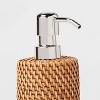 Rattan Soap Pump Light Brown - Threshold™ - image 4 of 4
