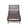 Christopher Knight Home Sarah Outdoor Patio Mesh Chaise Lounge with Adjustable Backrest and Metal Frame - 4 of 4