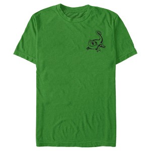 Men's Tangled Pascal Small Sketch  T-Shirt - Kelly Green - 3X Large - 1 of 4