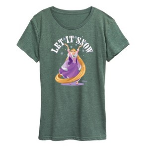 Women's - Disney - Let It Snow Gifts Short Sleeve Graphic T-Shirt - 1 of 4