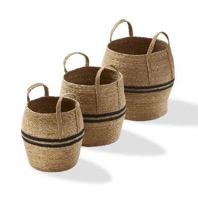 TAG Stripe Basket S/3