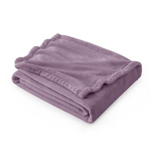 Bedsure | Flannel Blanket Solid 300GSM Soft Fuzzy Plush  Bed Blanket - 1 of 4