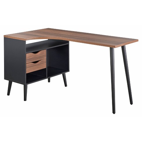 Mid century deals l desk