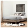 Munich Platform Bed Weathered Oak - South Shore - 2 of 4