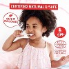 Jack N' Jill Mega Berry Natural Certified Toothpaste Strawberry (7.05 oz XXL Size) Teeth Training Tooth Paste for Toddlers - image 3 of 4