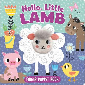 Hello, Little Lamb (Finger Puppet Board Book) - by  Kidsbooks Publishing