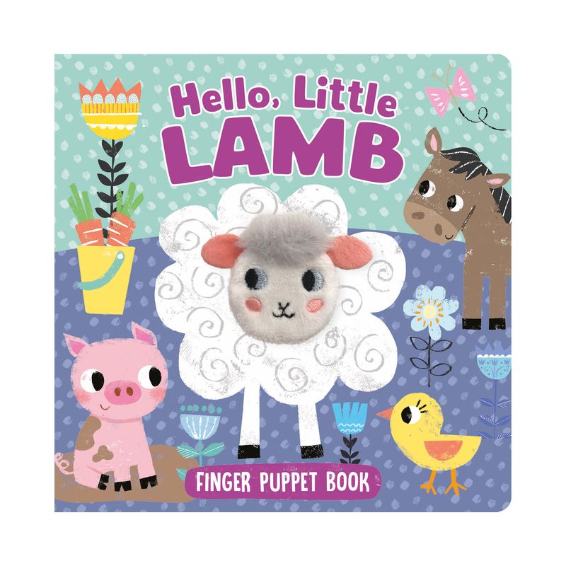 Hello, Little Lamb (Finger Puppet Board Book) - by  Kidsbooks Publishing, 1 of 2