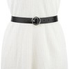 Elerevyo Women's PU Leather Belts Black Waist Belt with Pin Buckle for Jeans - 4 of 4