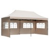 10x20 Pop Up Canopy Tent with 6 Sidewalls Heavy Duty Party Tent UV and Waterproof Protection - 4 of 4
