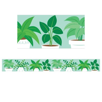 Creative Teaching Press Potted Plants EZ Border, 48 Feet (Pack of 6)