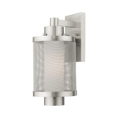 Livex Lighting Nottingham 1 - Light Wall Light in  Brushed Nickel