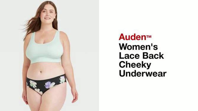 Women's Lace Back Cheeky Underwear - Auden™, 2 of 4, play video