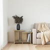 FURNIinspire Coffee Tables Small Modern End Table, Living Room Side Table With Open Shelf, Home Office Storage Organizer, Brown, 17.7"*23.6"*16.6" - 2 of 4