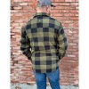 Men's faux-shearling Lined Shacket - BURLEBO - 2 of 4