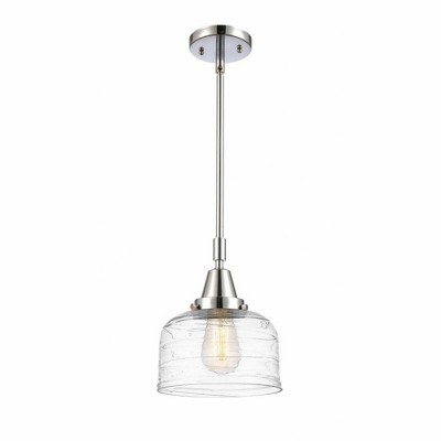 Bell - 1 Light Stem Hung Mini Pendant In Industrial Style-11.13 Inches Tall and 8 Inches Wide
