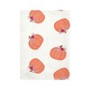 Hudson Baby Infant Girl Cotton Flannel Burp Cloths Bundle, Cutest Pumpkin, One Size - 3 of 4