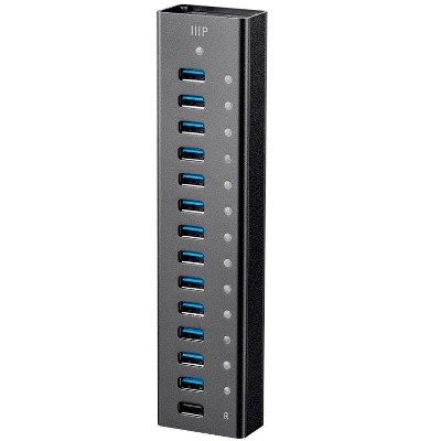 Monoprice Usb 3.0 Hub With Ac Adapter  Aluminum, 4-port, Up To 5gbps :  Target