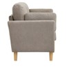Modern Minimalist 2-Seater Sofa, Compact Design with Soft Upholstery, Plush Cushions and Wooden Legs for Stylish Comfort in Small Spaces - 4 of 4