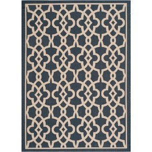 Courtyard Eeaufort CY6071 UV & Stain Resistant Non-Shedding Power Loomed Indoor/Outdoor Rugs - Safavieh - 1 of 4