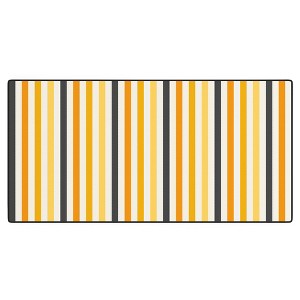 Avenie Halloween Stripes Desk Mat - Deny Designs - 1 of 3