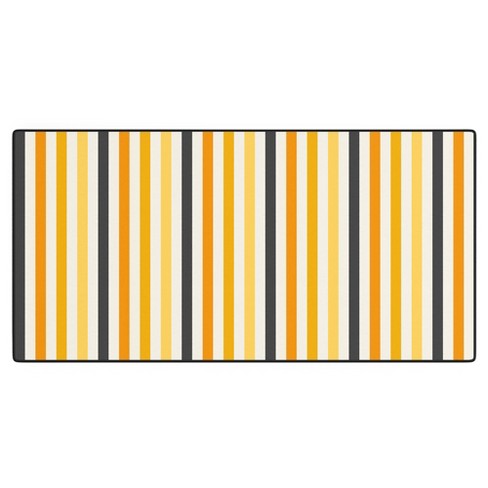 Avenie Halloween Stripes Desk Mat - Deny Designs - image 1 of 3