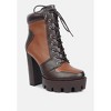 Moos Block Heel Lace Up Boots - 2 of 4