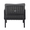 PAGED Patio Dining Chairs Modern Outdoor Chair with Waterproof Thick Cushion for Patio, Porch, Yard - 4 of 4