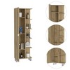 NicBex 4 Drawer File Cabinet with 5 Open Shelves,Office Cabinet with Metal Handle Design and Metal Feet,Filing Cabinets for Home Office - 4 of 4