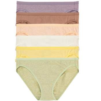 Felina Women's Organic Cotton Bikini Underwear For Women - (6-pack ...
