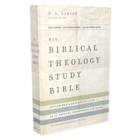 Niv, Biblical Theology Study Bible, Hardcover, Comfort Print - By ...