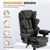 EROMMY 6-Point Massage Office Chair,Grey - 3 of 4