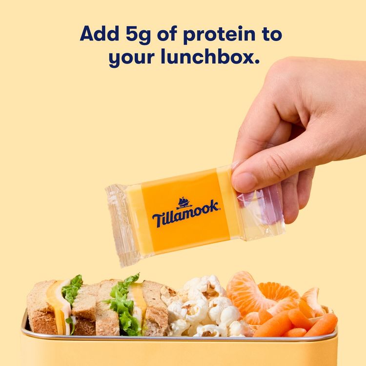Tillamook Medium Cheddar Cheese Snack Portions - 7.5oz/10ct, 4 of 9