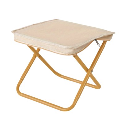 VisioGear Outdoor Portable Chairs, Fishing & Outdoor Stool with Storage Bag, Easy to Carry, Yellow, 10.24"*9.45"*9.45"