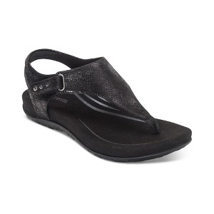 Aetrex Ellie Adjustable Quarter Strap Thong Sandal - 1 of 4