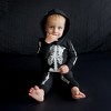 Toddler Classic Skelly Fleece Hooded Romper - Posh Peanut - 2 of 3